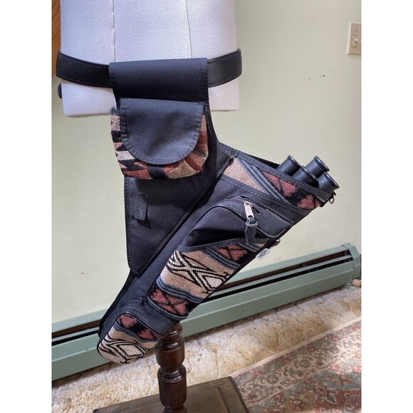 NEET Right-Handed XL Hip Belt Quiver Holder Aztec Southwestern 4-Tubes 3-Pockets - Picture 2 of 16